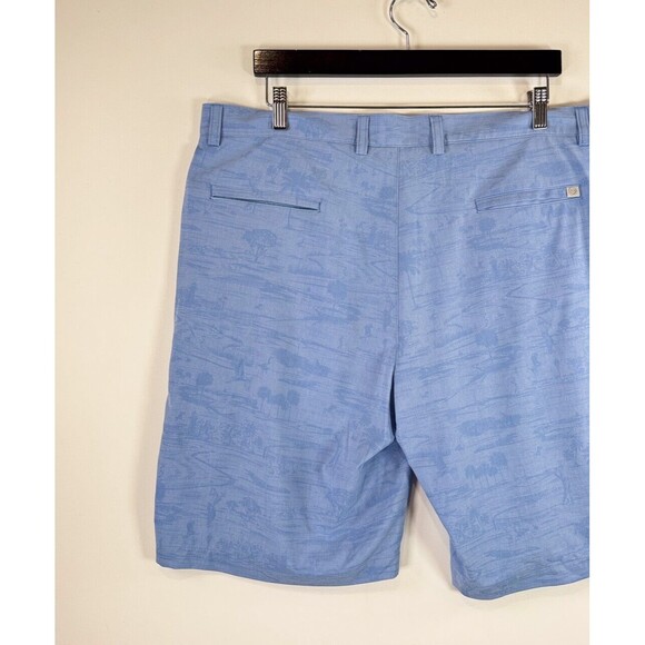 Peter Millar Mens Shorts Blue Shackleford Hybrid Chino Performance Golf Size 40 - Picture 6 of 8